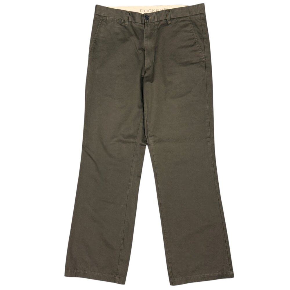 EUC Men's LEVI'S Dockers‎ D3 Brown Chino Pant Classic Fit | Size W34 X L32